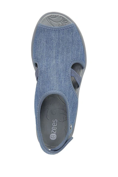 Shop Bzees Dream Wedge Sandal In Washed Denim