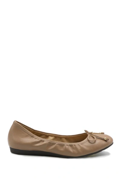 Shop Mootsies Tootsies Cameo Ballet Flat In Sand-sm