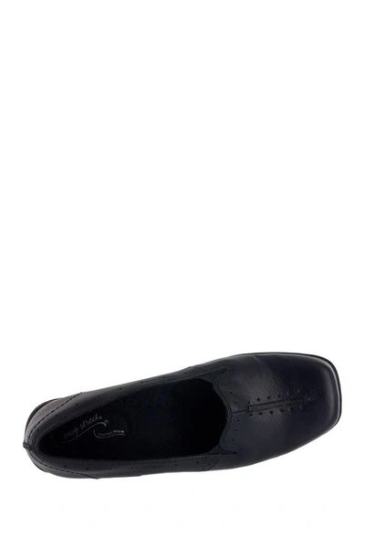 Easy Street Purpose Comfort Flat In Navy