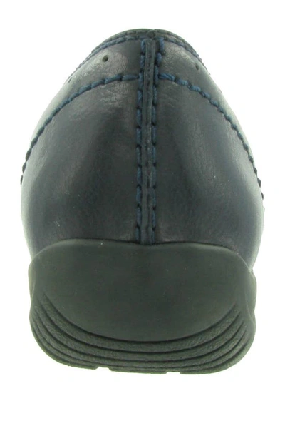 Easy Street Purpose Comfort Flat In Navy