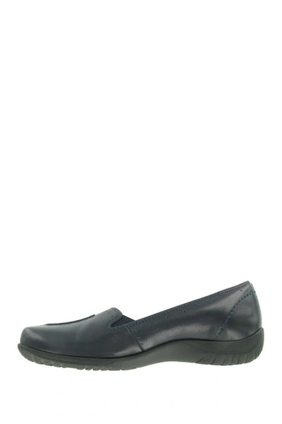 Easy Street Purpose Comfort Flat In Navy