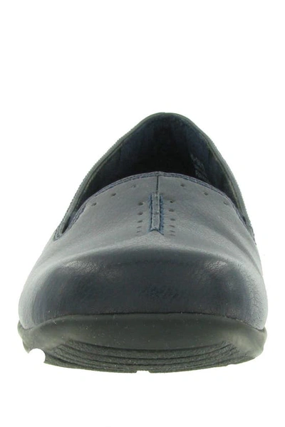 Easy Street Purpose Comfort Flat In Navy