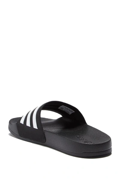 Shop Adidas Originals Adilette Shower Slide Sandal In Cblack/ftw