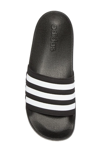 Shop Adidas Originals Adilette Shower Slide Sandal In Cblack/ftw