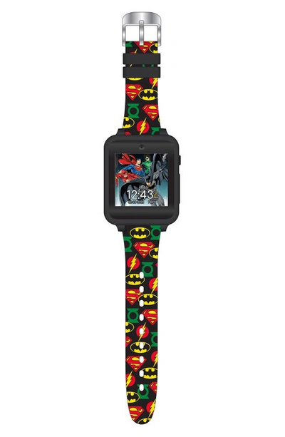 Shop Accutime Justice League I Time Interact Watch In Black