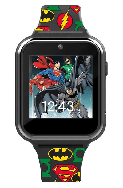 Shop Accutime Justice League I Time Interact Watch In Black