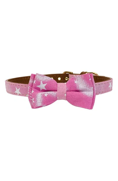 Shop Dogs Of Glamour Star Fashion Collar Pink