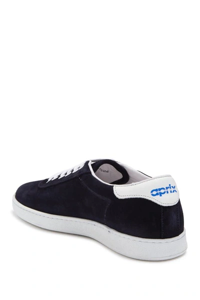 Shop Aprix Suede Sneaker In Suede - Dark Navy