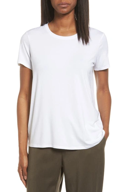 Shop Eileen Fisher Rndnk Tee In White