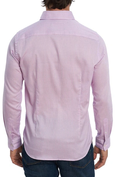 Shop Robert Graham Charlie Regular Fit Check Button-up Sport Shirt In Pink