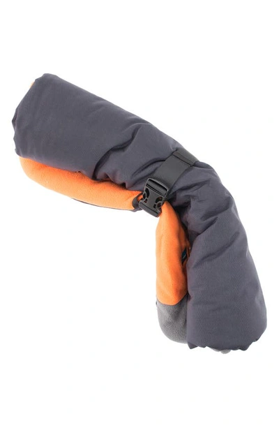 Shop Pet Life Helios Combat-terrain Outdoor Cordura-nyco Travel Folding Dog Bed In Orange Grey