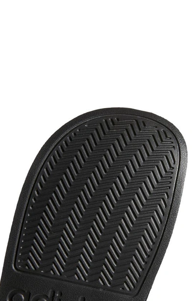 Adidas Originals Kids' Adilette Shower Sport Slide In Black/ White