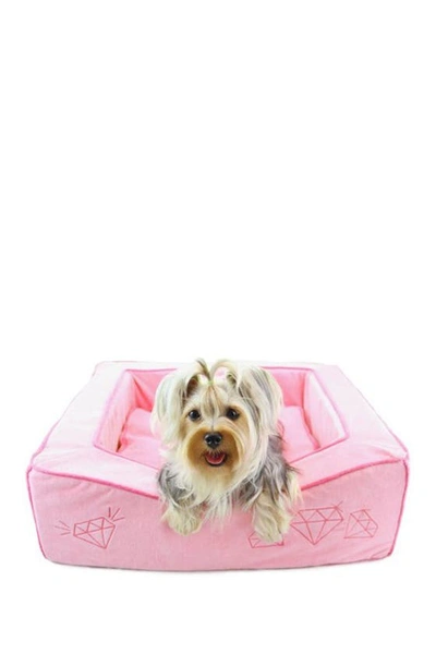 Shop Dogs Of Glamour Pink Dream Of Diamonds Dog Bed