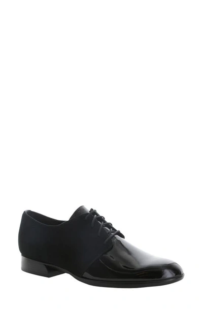 Shop Munro Markella Derby In Black Patent Leather