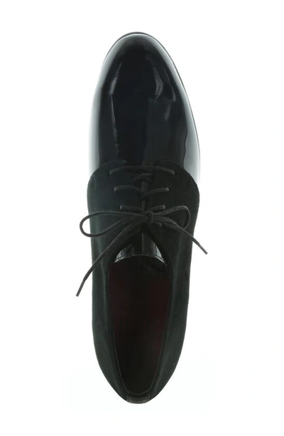 Shop Munro Markella Derby In Black Patent Leather