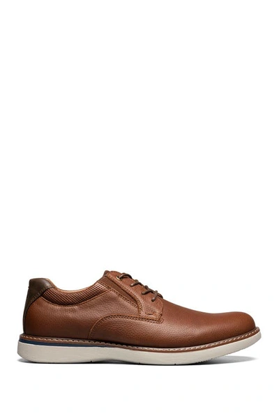 Shop Nunn Bush Bayridge Leather Plain Toe Oxford In Brown Multi