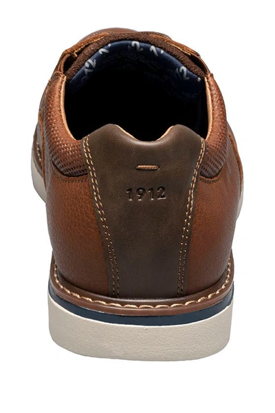 Shop Nunn Bush Bayridge Leather Plain Toe Oxford In Brown Multi