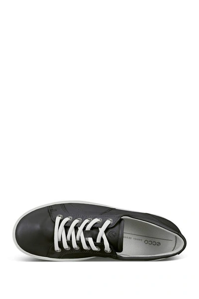Shop Ecco Soft Sneaker In Black Emkay