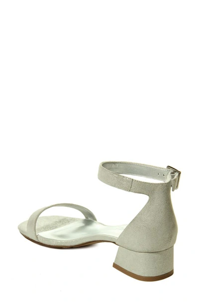 Shop Vaneli Hadaya Ankle Strap Sandal In Silver Prague