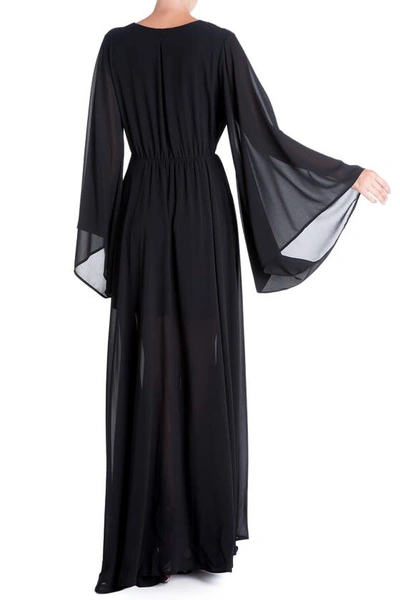 Shop Meghan La Sunset Maxi Dress In Black
