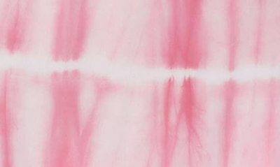 Shop Boho Me Off-the-shoulder Tie Dye Print Maxi Dress In Pink