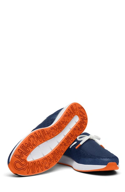 Shop Swims Breeze Wave Lace Loafer In Navy-white-orange