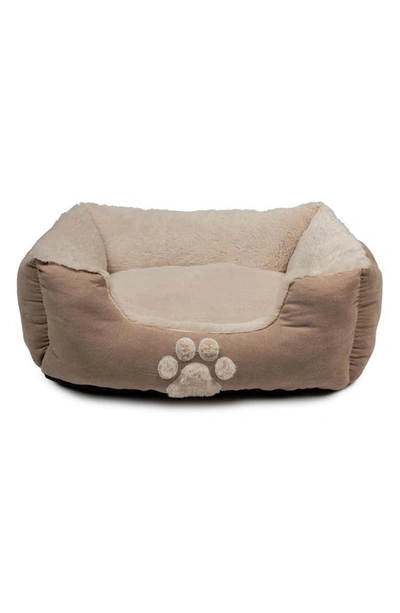 Shop Duck River Textile Roxi Slate Blue Square Pet Bed In Taupe