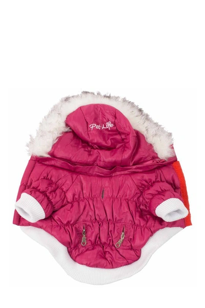 Shop Petkit Metallic Pink Medium Fashion Pet Parka Coat