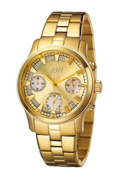 Shop Jbw Alessandra Diamond Watch, 38mm In Gold