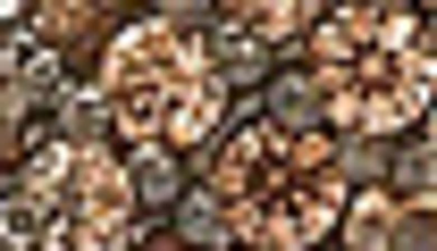 Suzy Levian Two-tone Chocolate & White Cz Ring In Brown