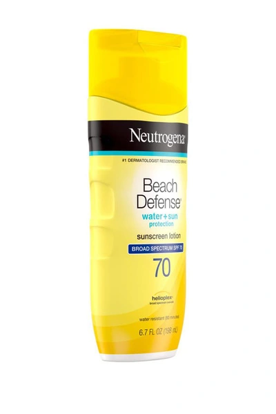 Shop Neutrogena® Beach Defense Water + Sun Protection Spf 70 Sunscreen Lotion