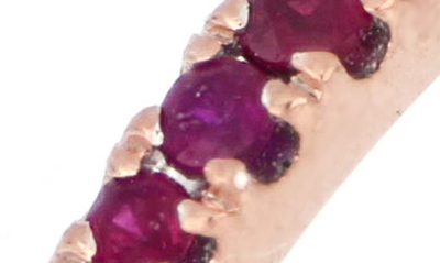 Bony Levy Gemstone Stacking Ring In 18k Rose Gold
