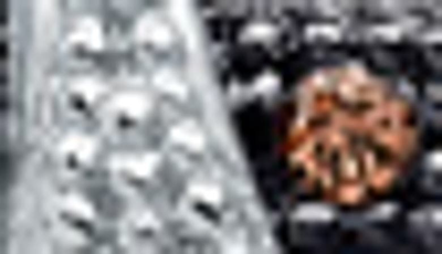 Shop Lafonn Platinum & Black Rhodium Plated Simulated Diamond Detail Open Flower Pendant Necklace In White-chocolate