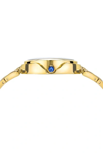 Shop Porsamo Bleu South Sea Swarovski Crystal Bracelet Watch, 30.75mm In Champagne