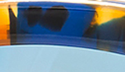 Aqs Poppy Sunglasses In Orange-blue-black-gold