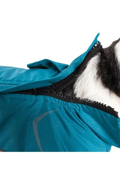 Shop Pet Life Dog Helios ® Blizzard Full-bodied Adjustable And 3m Reflective Dog Jacket In Blue