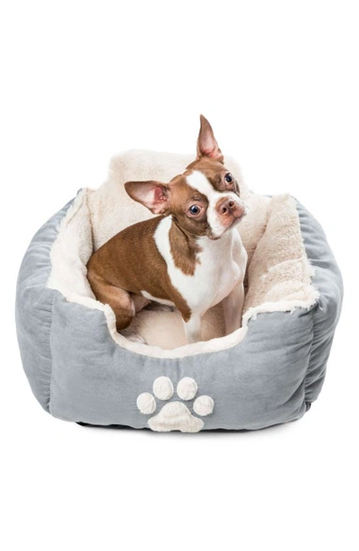Shop Duck River Textile Roxi Square Pet Bed In Taupe