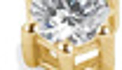 Shop Breuning 14k Gold Diamond Solitaire Pendant Necklace