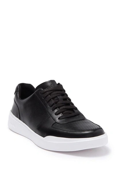 Shop Cole Haan Grand Crosscourt Modern Perforated Sneaker In Black