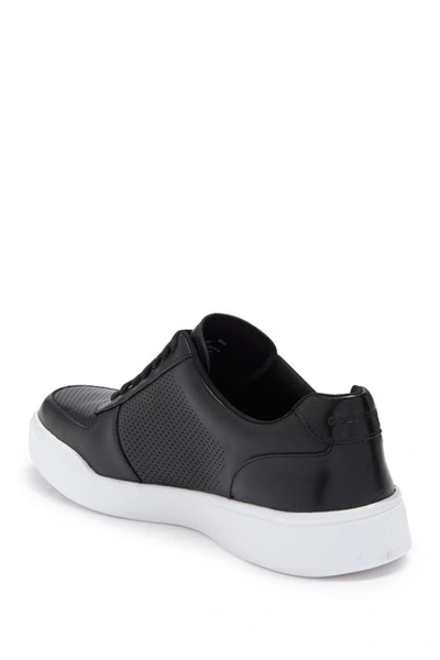 Shop Cole Haan Grand Crosscourt Modern Perforated Sneaker In Black