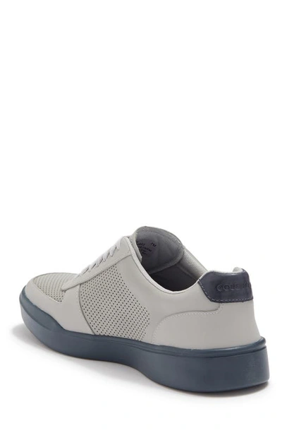 Shop Cole Haan Grand Crosscourt Modern Perforated Sneaker In Light Gray