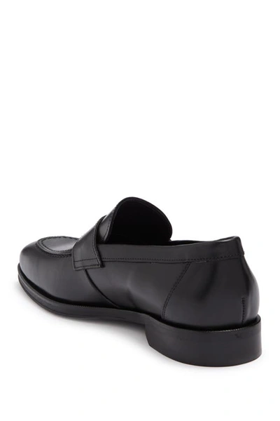 Shop Bruno Magli Hudson Penny Slot Strap Loafer In Black