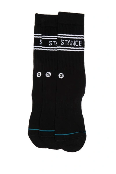 Shop Stance Basic Crew Socks In Black