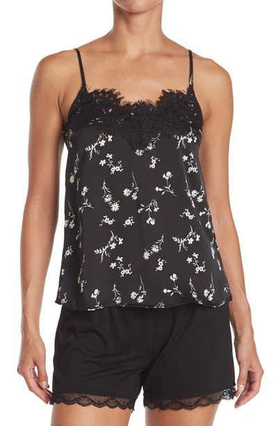 Shop Just One Woven Lace Trim Cami In Floral