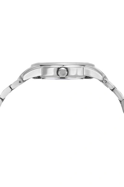 Shop Porsamo Bleu Diana Diamond Bracelet Watch, 39mm In Silver