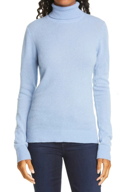 Shop Atm Anthony Thomas Melillo Cashmere Turtleneck Sweater In English Blue