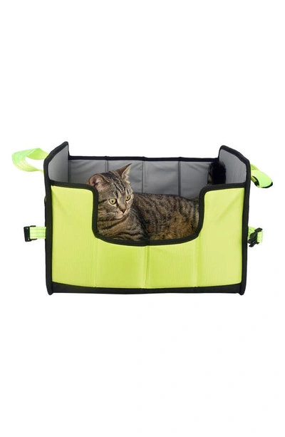 Shop Pet Life Travel-nest Folding Travel Cat & Dog Bed In Green