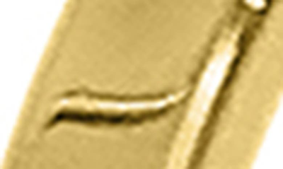 Adornia 14k Yellow Gold Plated Hoop Earrings In Gold