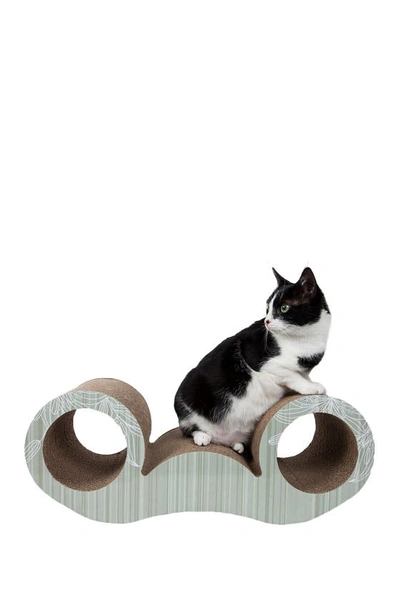 Shop Petkit White Binocular Ultra Premium Modern Exquisite Contoured Cat Scratcher
