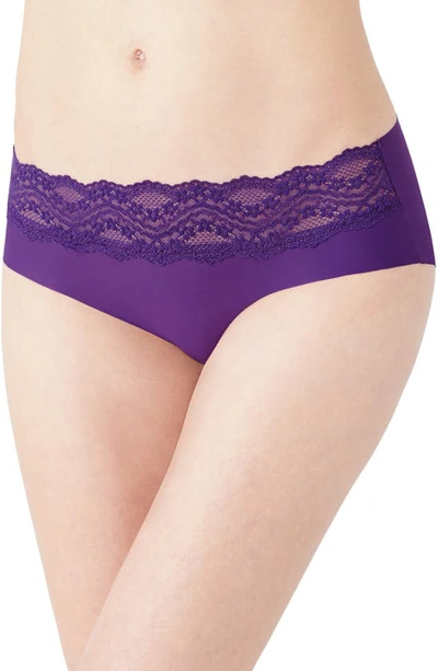 Shop B.tempt'd By Wacoal B.bare Hipster Panties In Grape Royale